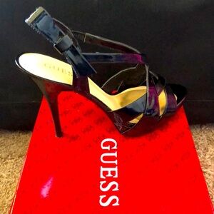 Guess Gwanamaris 8M black heels